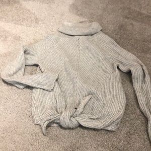 Anthropologie gray knit turtle neck - size XS. Never worn!